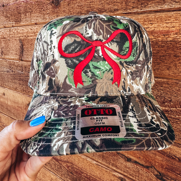 Camo Ribbon Cap
