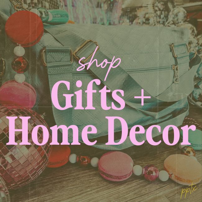 Shop our home decor, gift items, and other fun decorations from PPTX boutique. Click here!