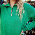 Miley Vintage Pullover - GREEN