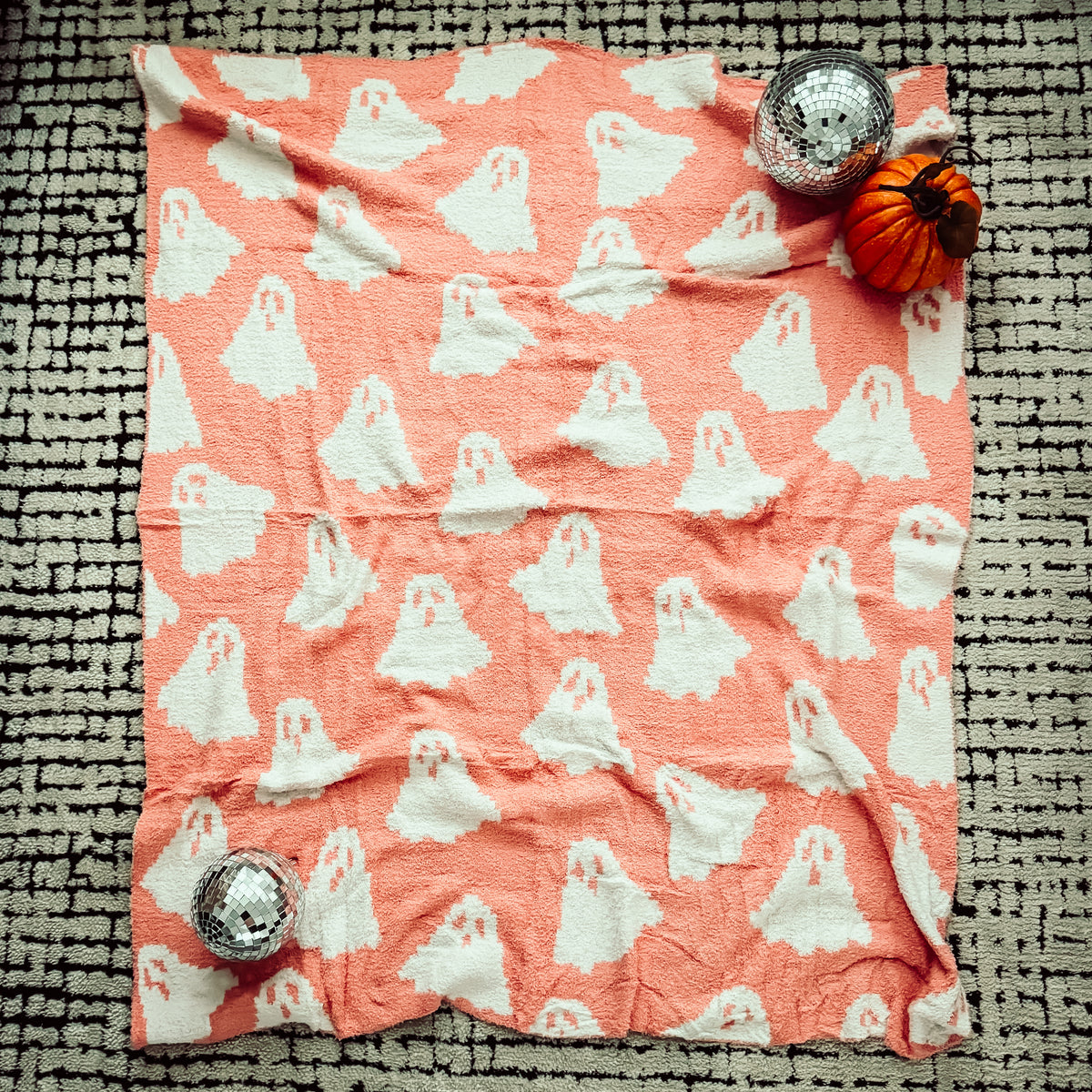 Coral Boo Blanket