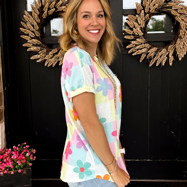Spring Daisy Top