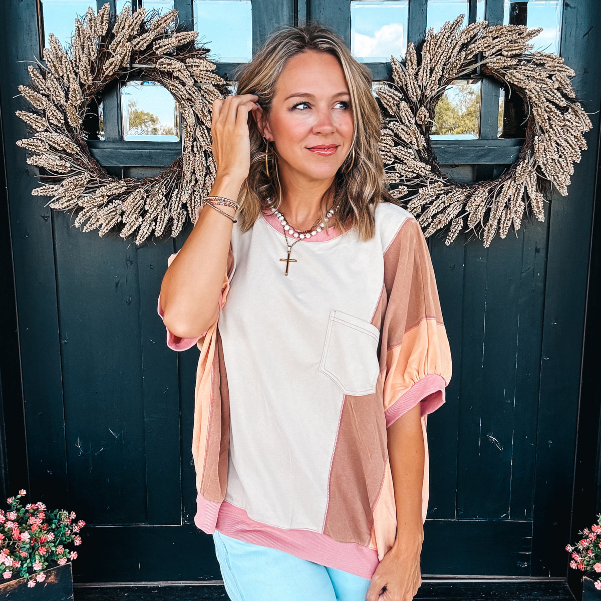 Cassidy Colorblock Top