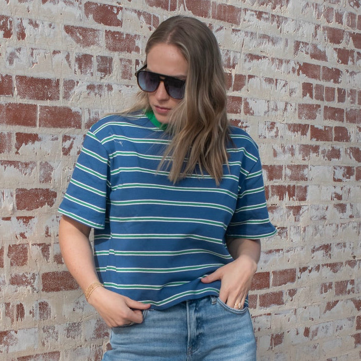 Dawson Daily Top - BLUE/GREEN