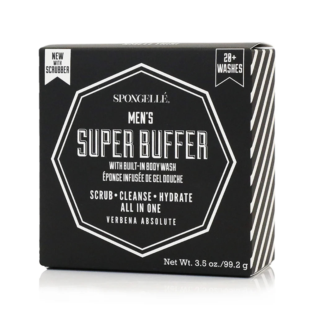 Men's Super Buffer Soap Sponge | Black Scrubber
