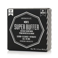 Men's Super Buffer Soap Sponge | Black Scrubber