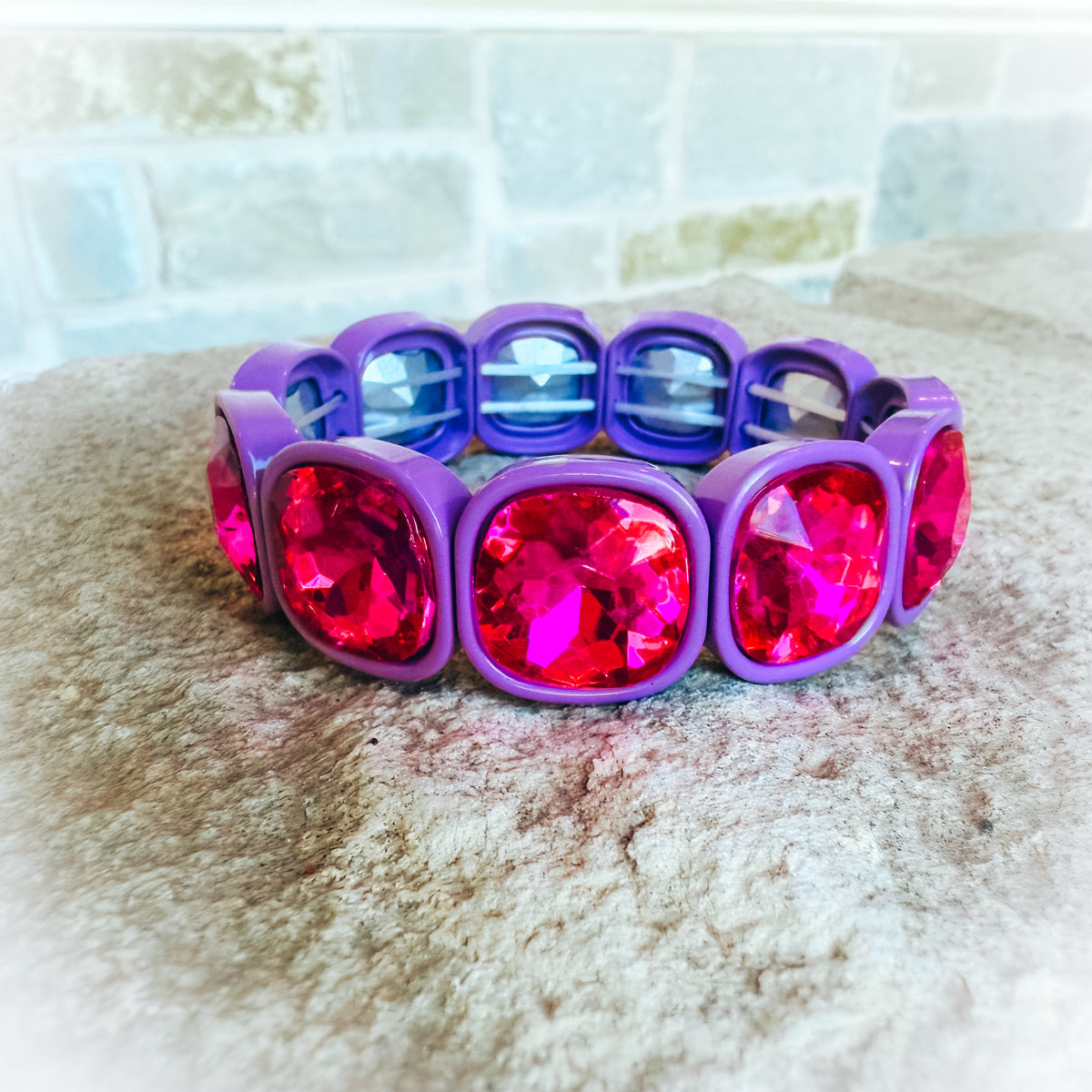 Confetti Gem Stretch Bracelets