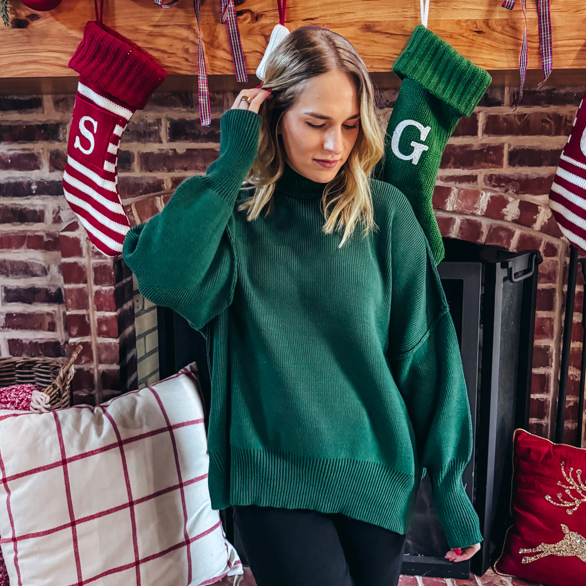 Holiday Hues Sweater - GREEN