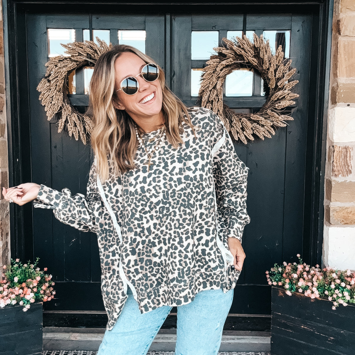 Rayven Leopard Thermal Top