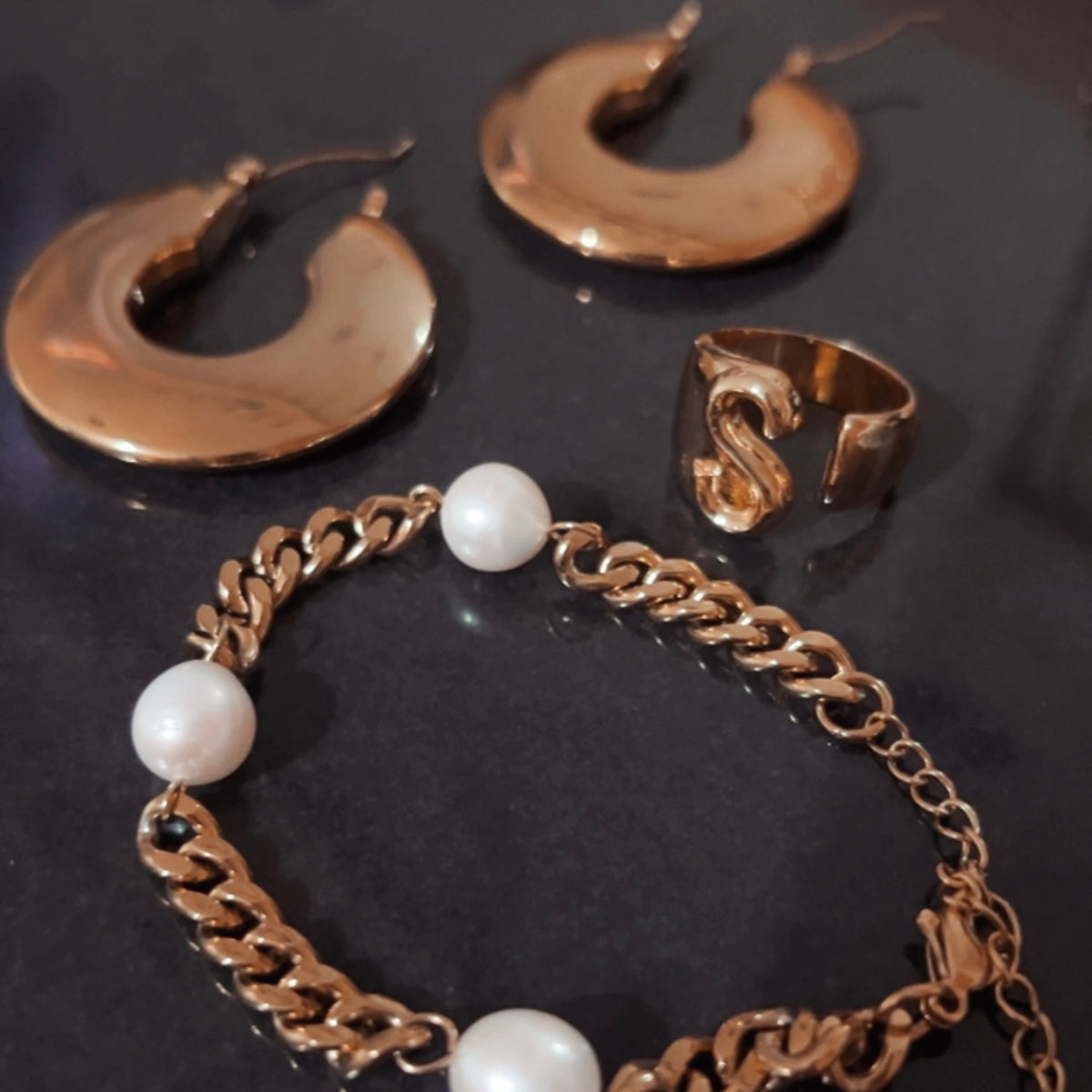 Pearl Chain Bracelet