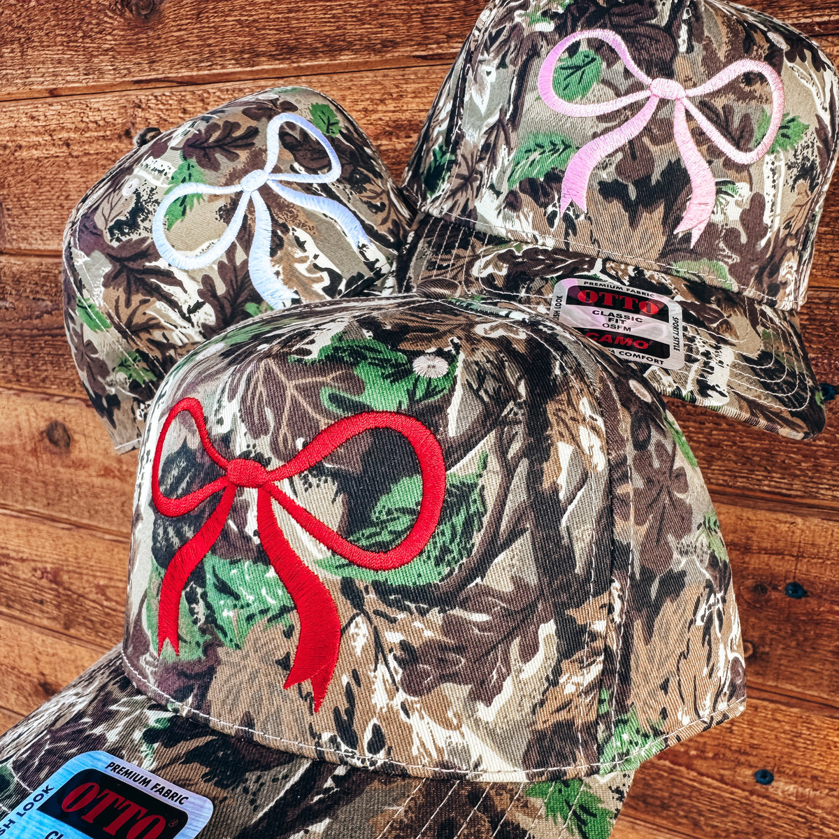 Camo Ribbon Cap