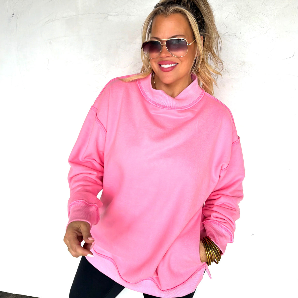 Spring Dreams Mockneck