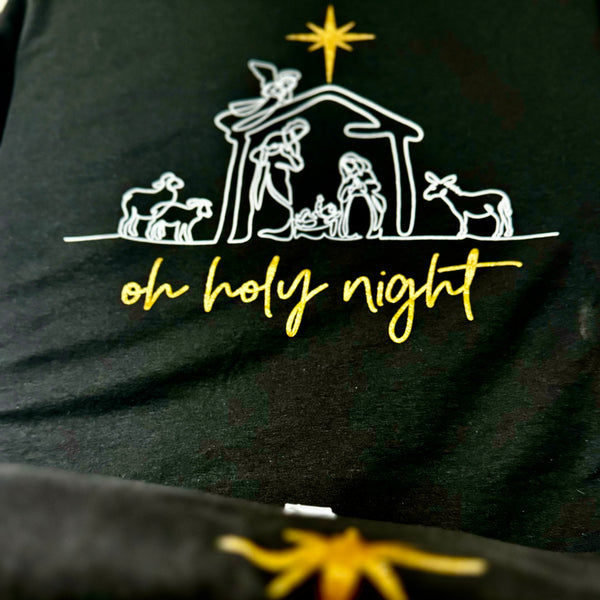 Oh Holy Night Tee Prickly Pear TX