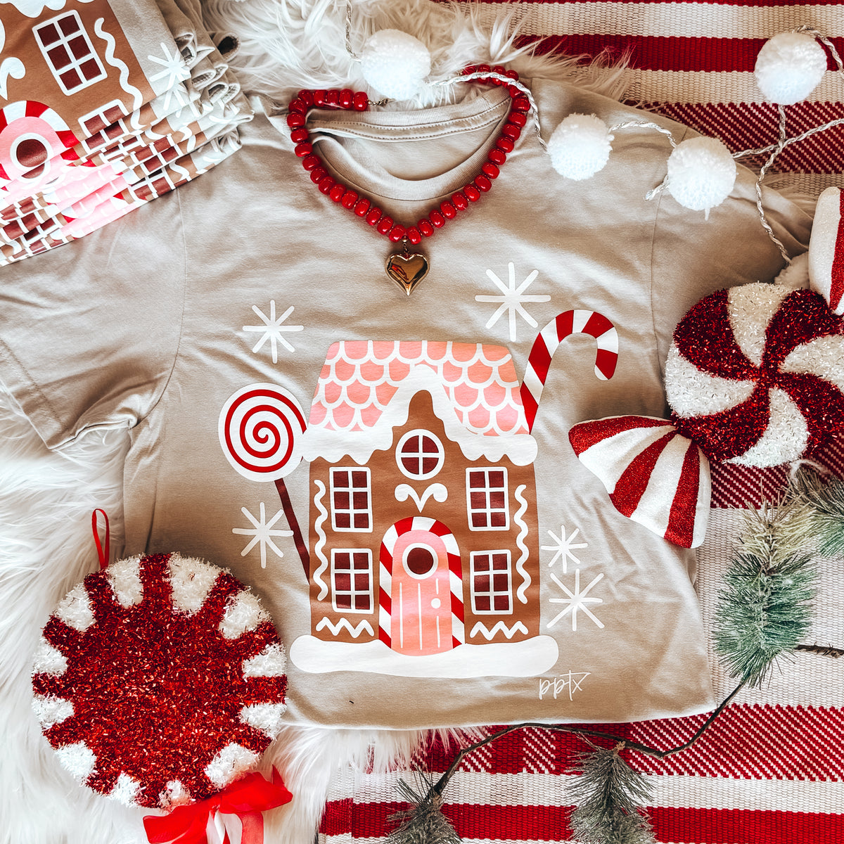 Gingerbread House Tee
