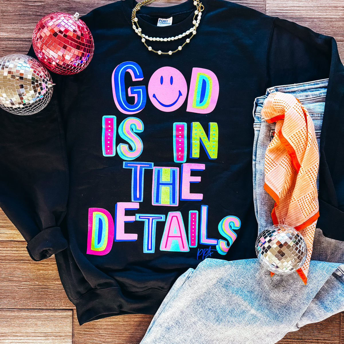 Black Sweatshirt God Details Pack
