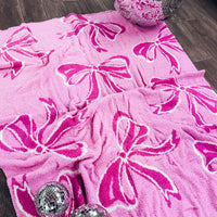 Pink Bows Blanket