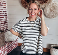 Bethany Boxy Top- Black
