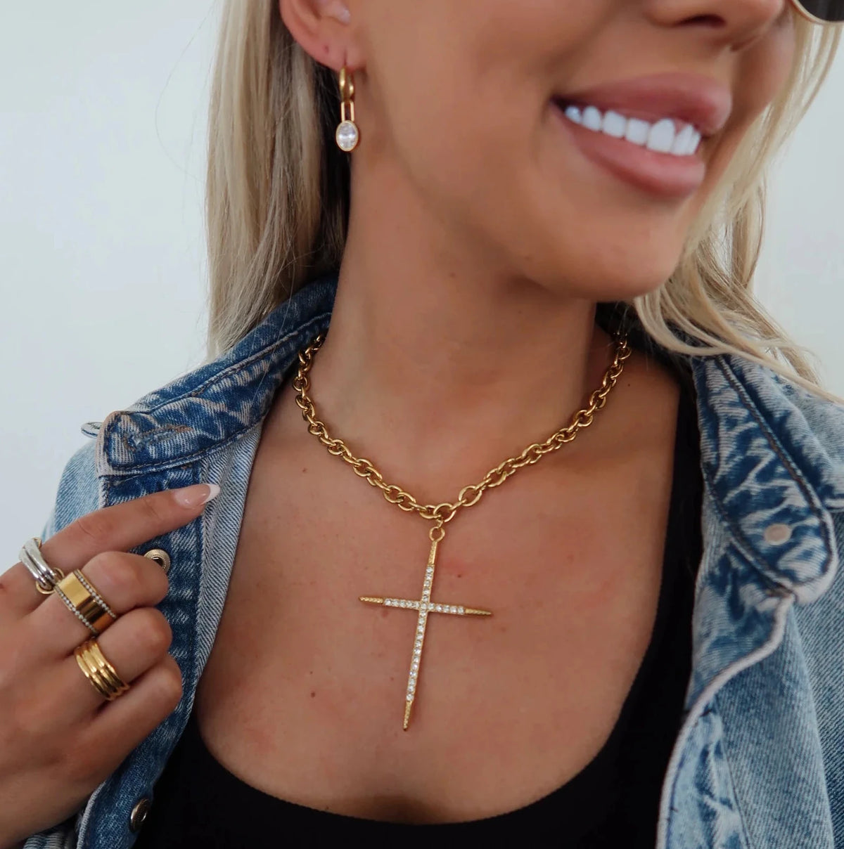 Luxe Cross Necklace