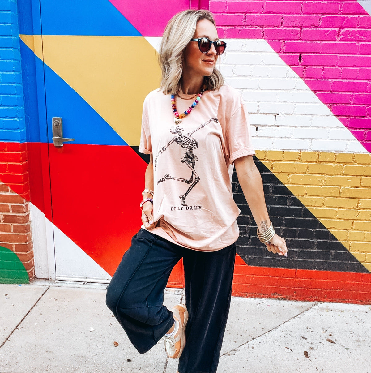 Dilly Dally Skelly Tee