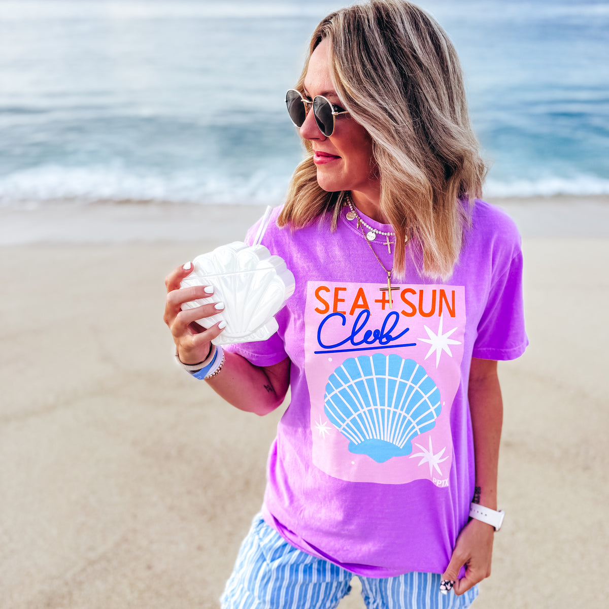 Sea + Sun Club Tee