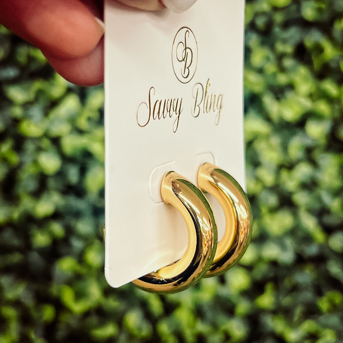 Aniston Chunky Gold Hoops