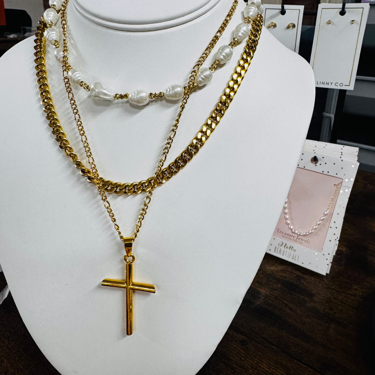 Thin Chain Gold Necklace