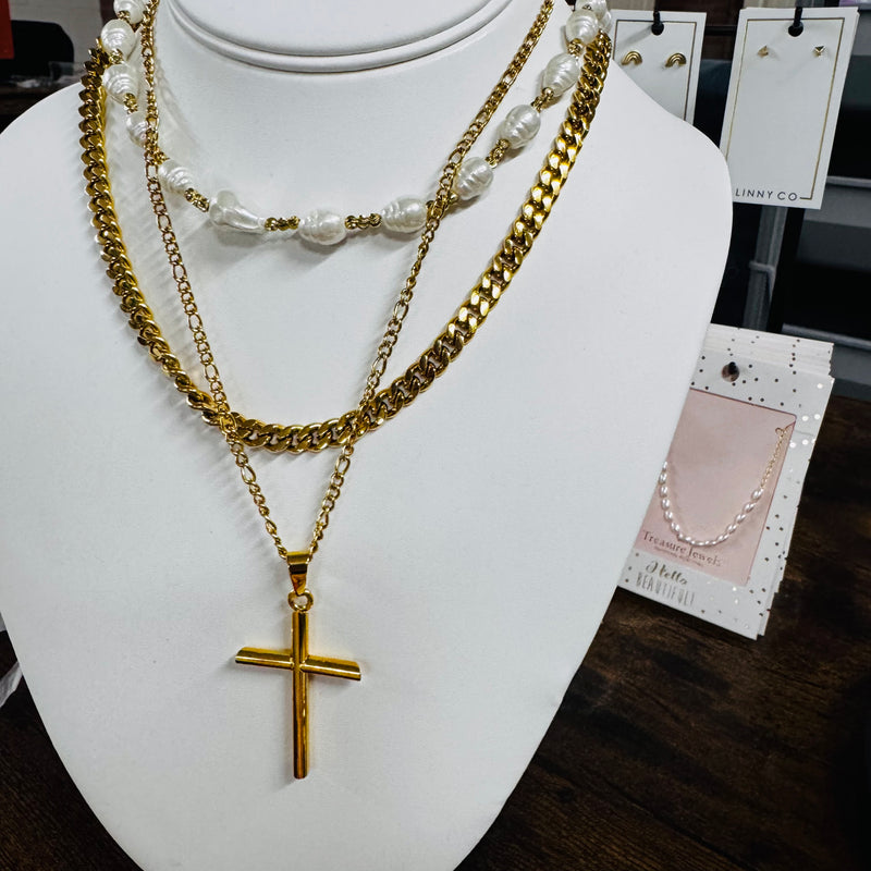 Thin Chain Gold Necklace