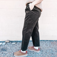 Holly Corduroy Pants- Olive