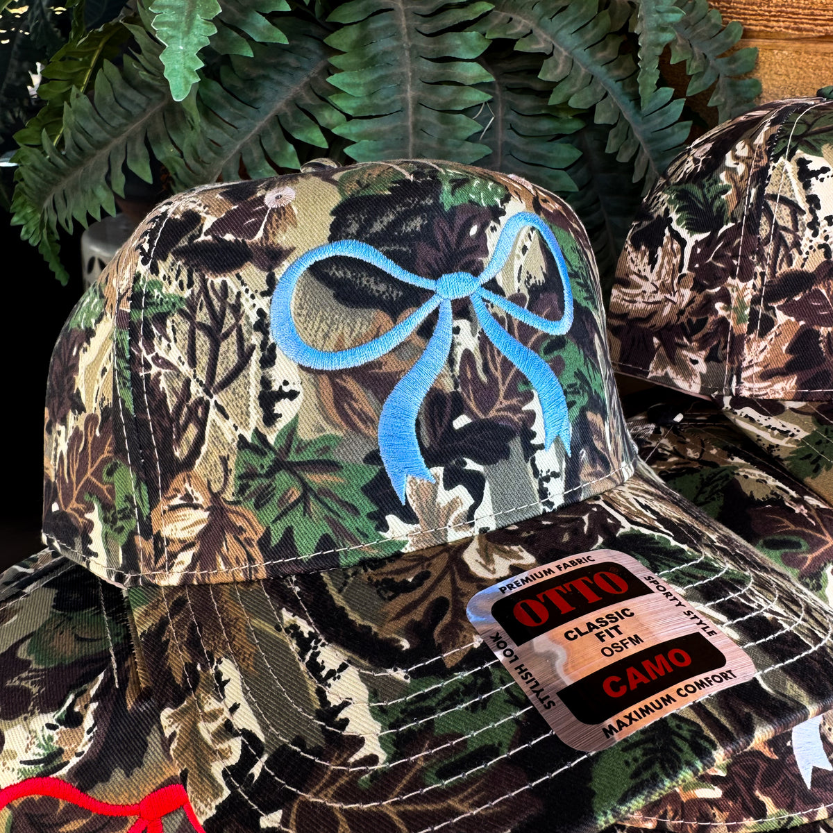 Camo Ribbon Cap