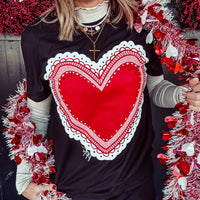 Big Lace Heart Tee