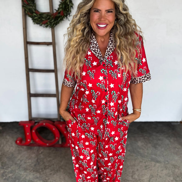 PREORDER Candy Cane Christmas Jammies