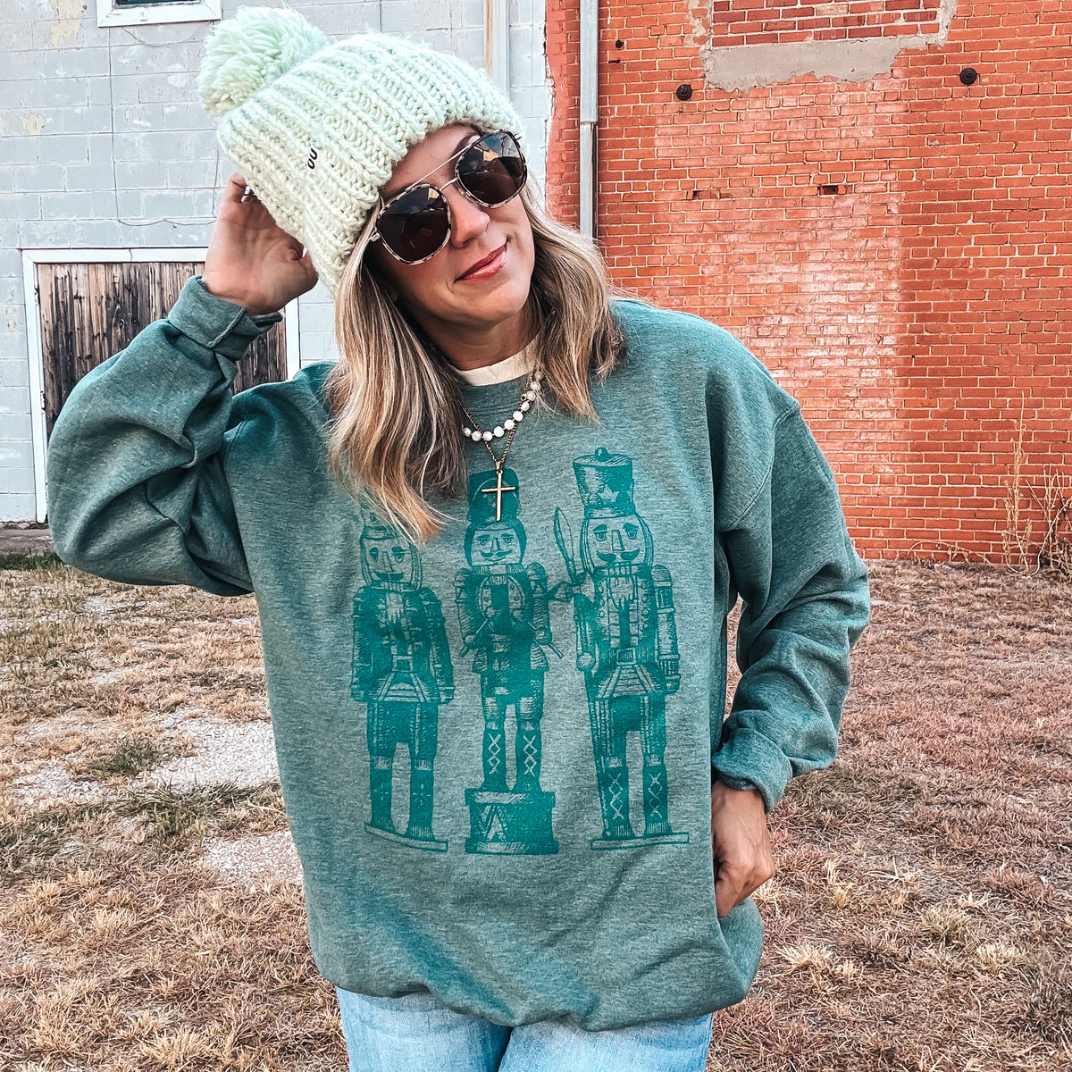 Forest Monochrome Nutcracker Sweatshirt