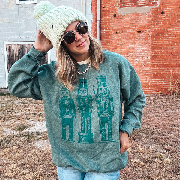 Forest Monochrome Nutcracker Sweatshirt