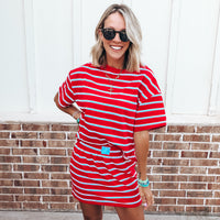 Simone Skirt Set - RED