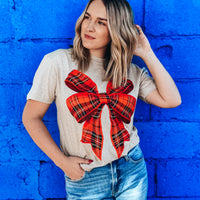 Plaid Bow Tee Packs-1/2/2/2