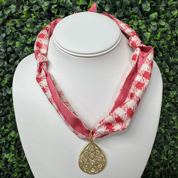 Scarf Charm Necklace