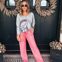 Leanne Lounge Pants - RED