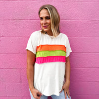 Easy on Me Dolman Top- Cream
