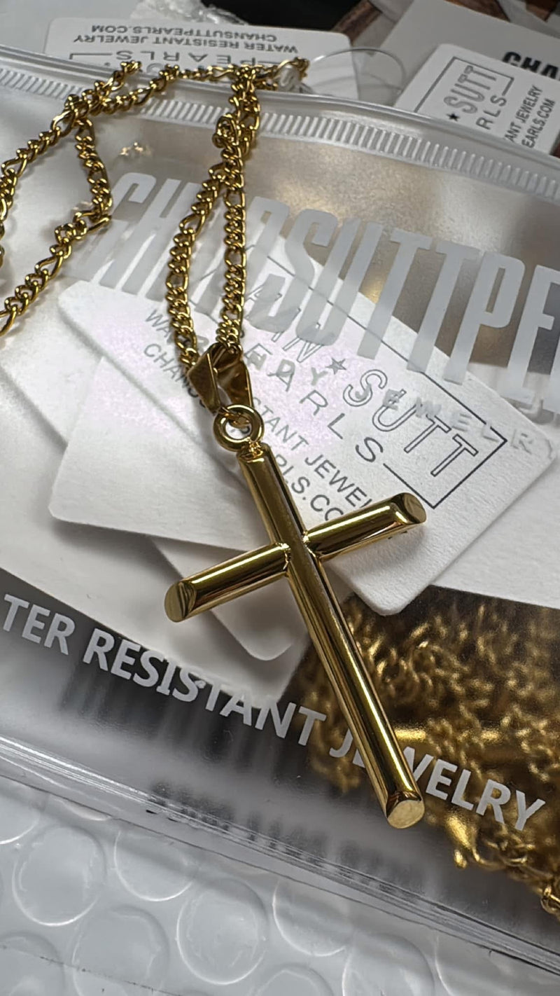 Gold Cross Necklace
