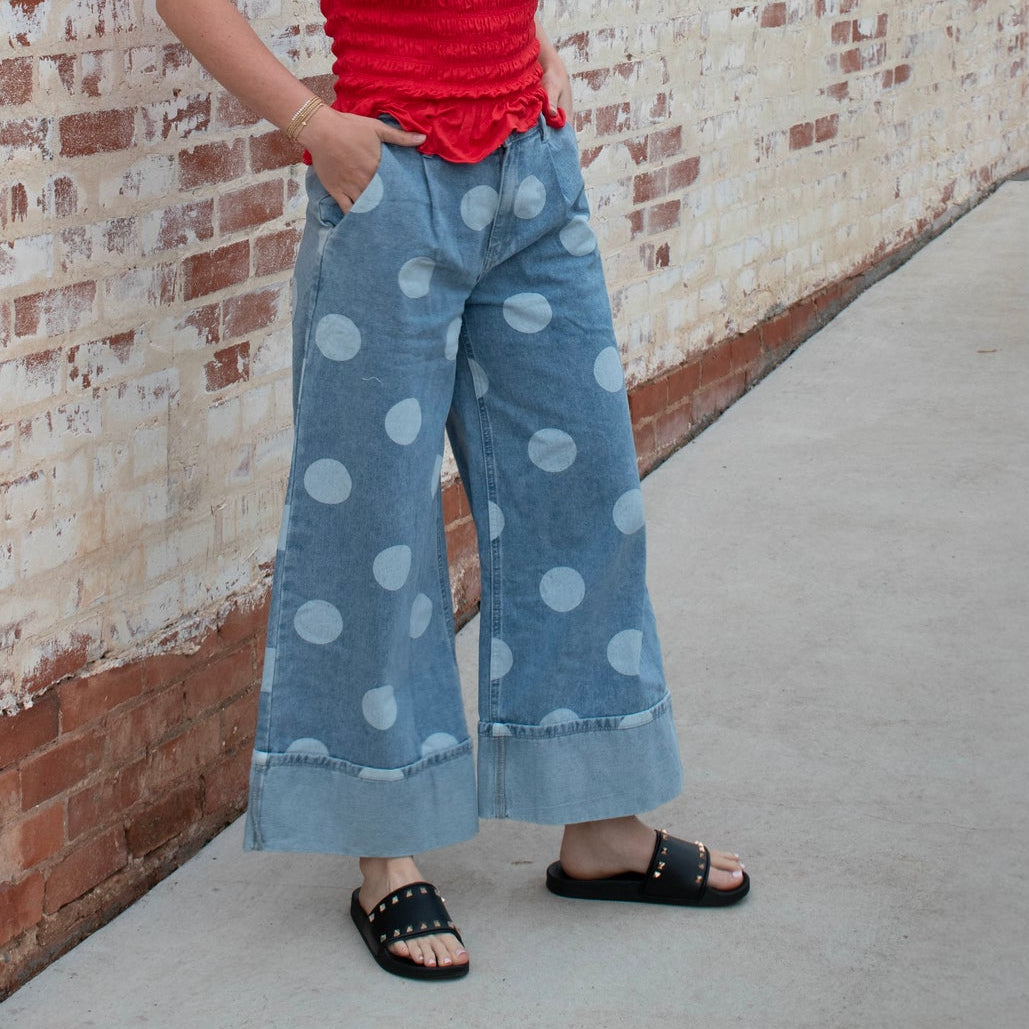 Priscilla Polka Dotted Pants