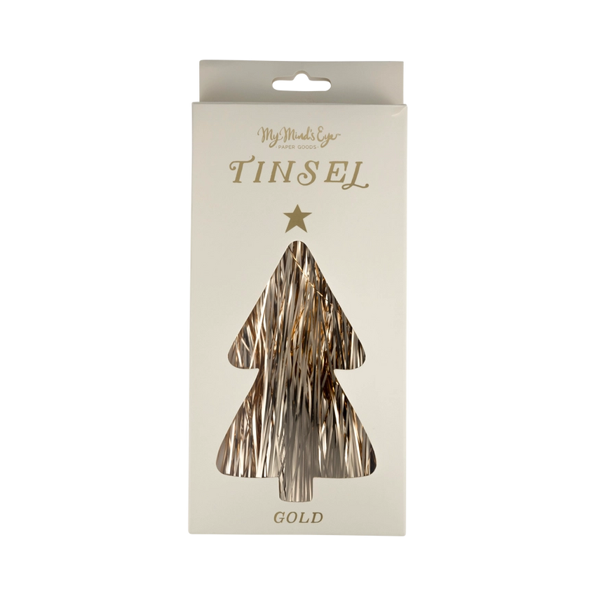 Gold Holiday Tinsel