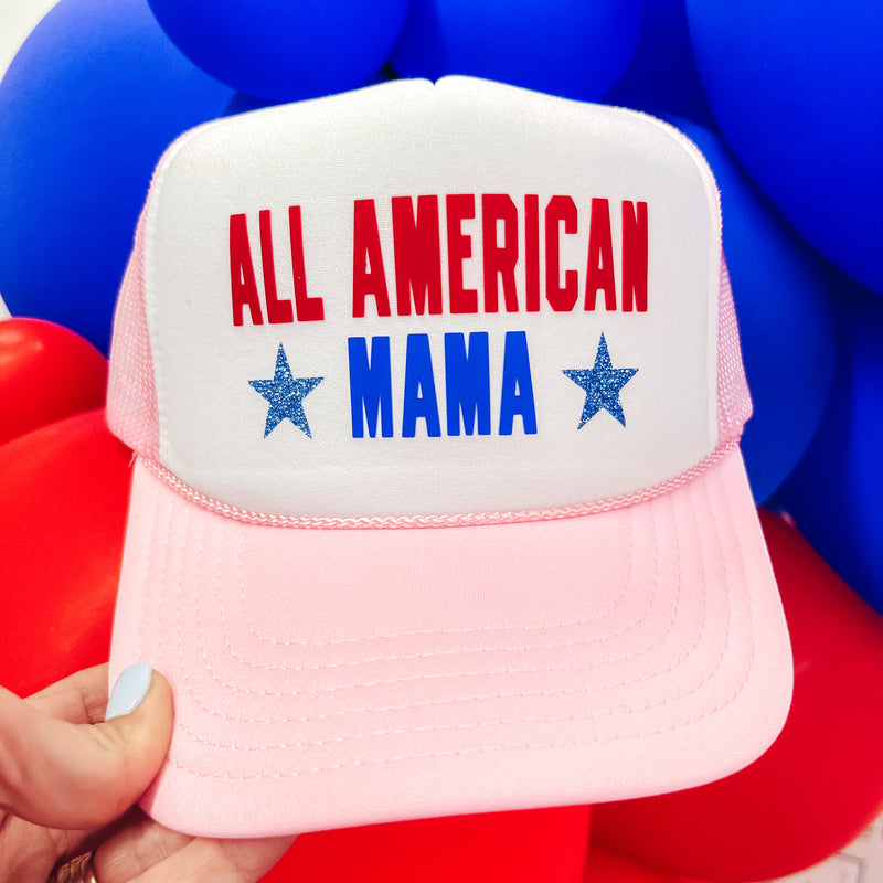 All American Mama Trucker Hat