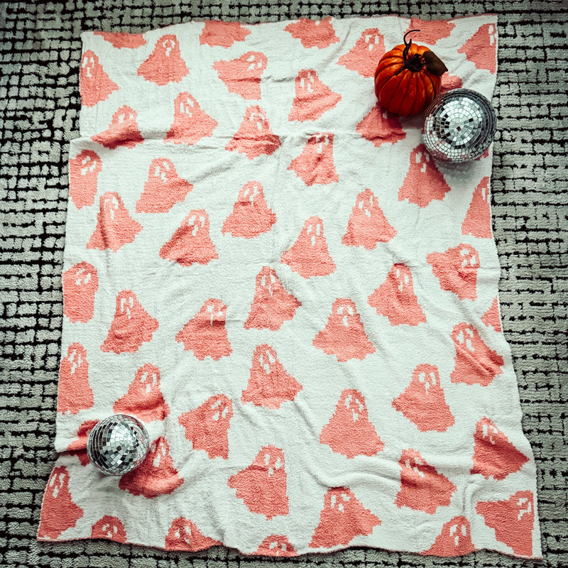 Coral Boo Blanket