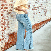 Brooks Braided Wide Leg Jeans