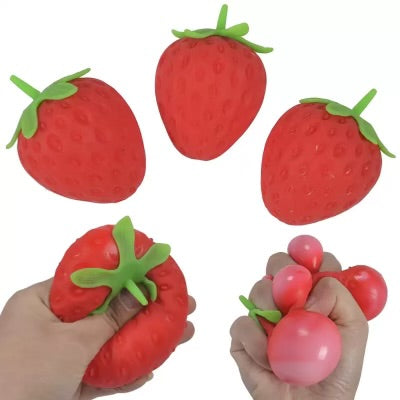 Mini Strawberry Squishy Toy