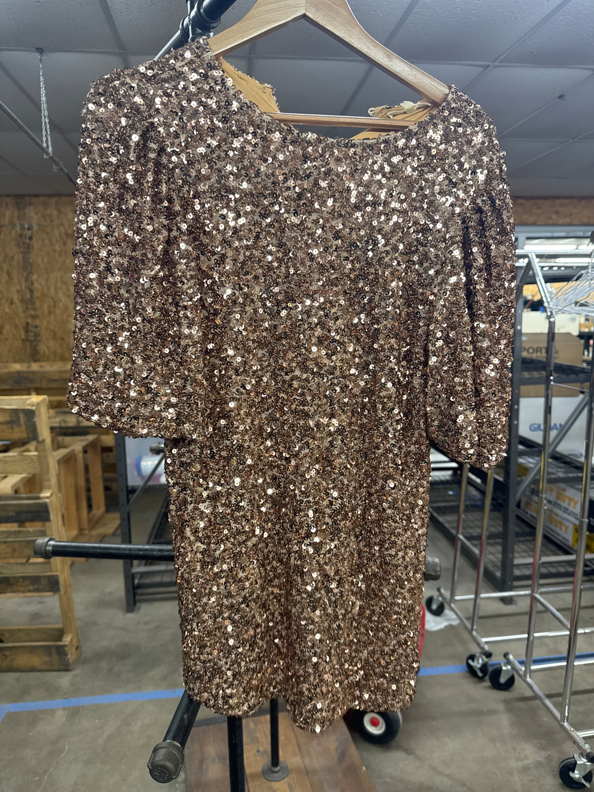 Easel Sequin tops-WS