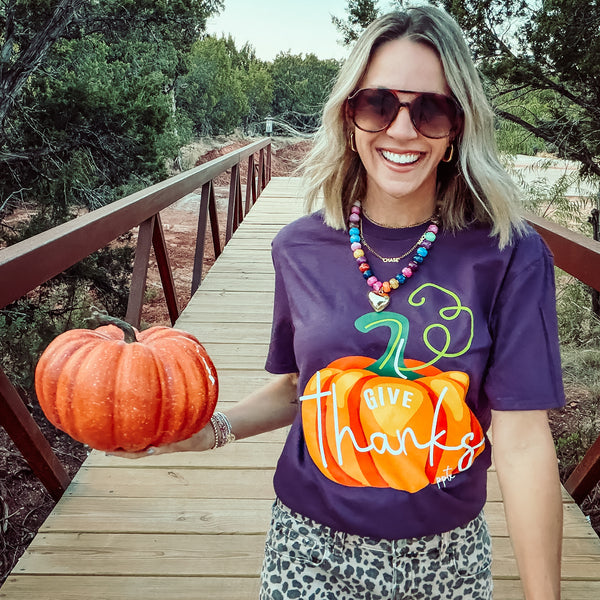 Give Thanks Pumpkin Tee