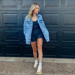 Keeping it Casual Short Romper - ASH BLACK