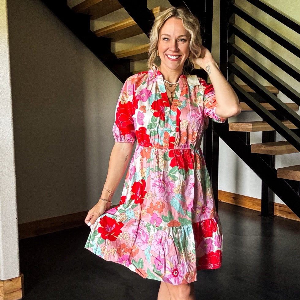Primrose Poplin Dress