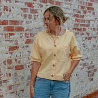 Believer Button Up Blouse - BUTTER