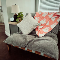 Coral Boo Blanket